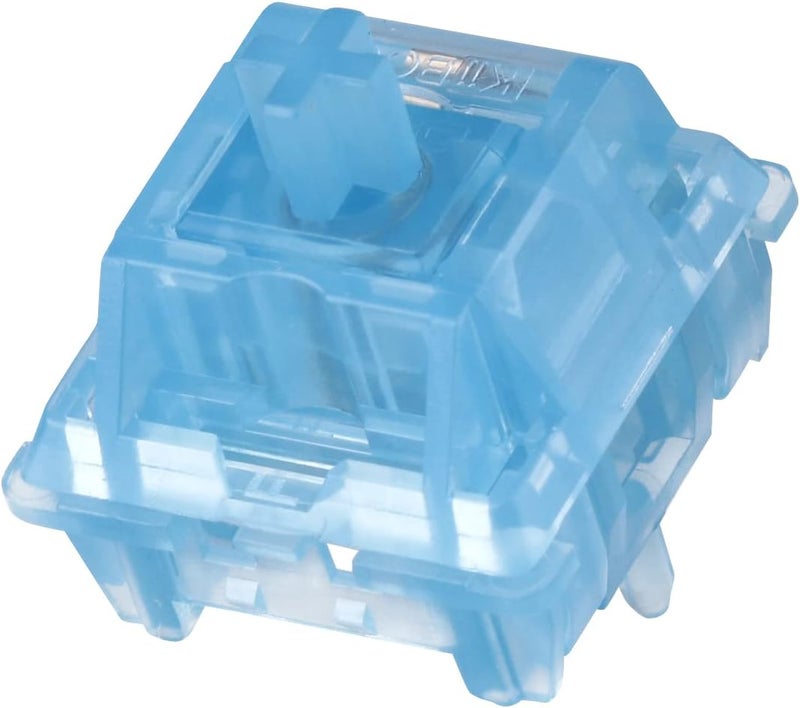 KiiBoom Linear 54gf Sapphire Mechanical Keyboard Switch, 5 Pin Switch with PC Stem, Translucent PC Housing, 35 Pieces for Gaming DIY Keyboard - Image 1